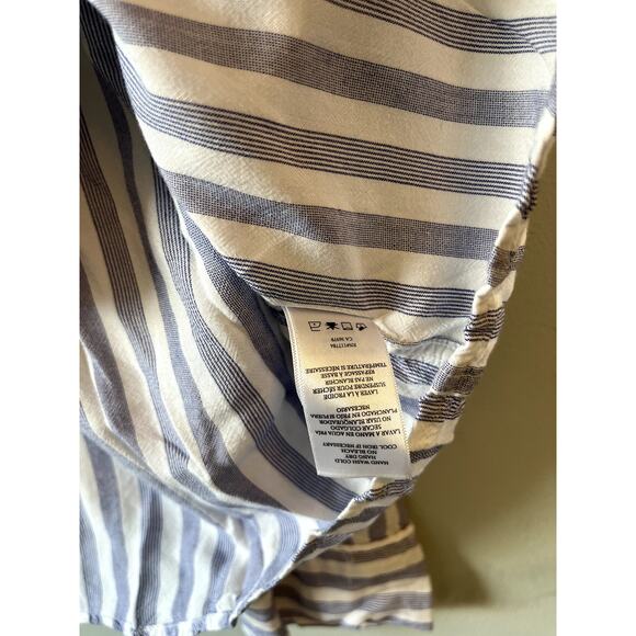 Rails Clara Pajama Set in Blue and White Bermuda Stripe - Picture 5 of 14
